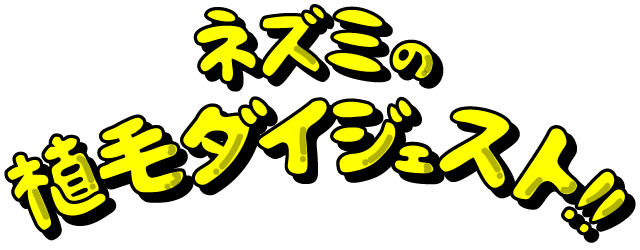 ネズミの植毛ダイジェスト！